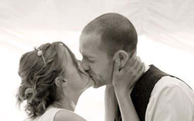 Bride-and-Groom-Kissing