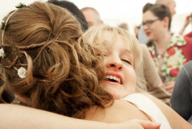 Girl-Congratulating-The-Bride